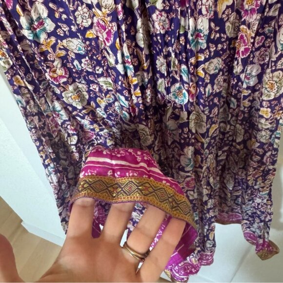 Anthropologie Maeve Silk Halter Dakeka Dress Size Small - Picture 4 of 8